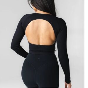 Vitality Synergy Open Back Long Sleeve, size M/L, worn once